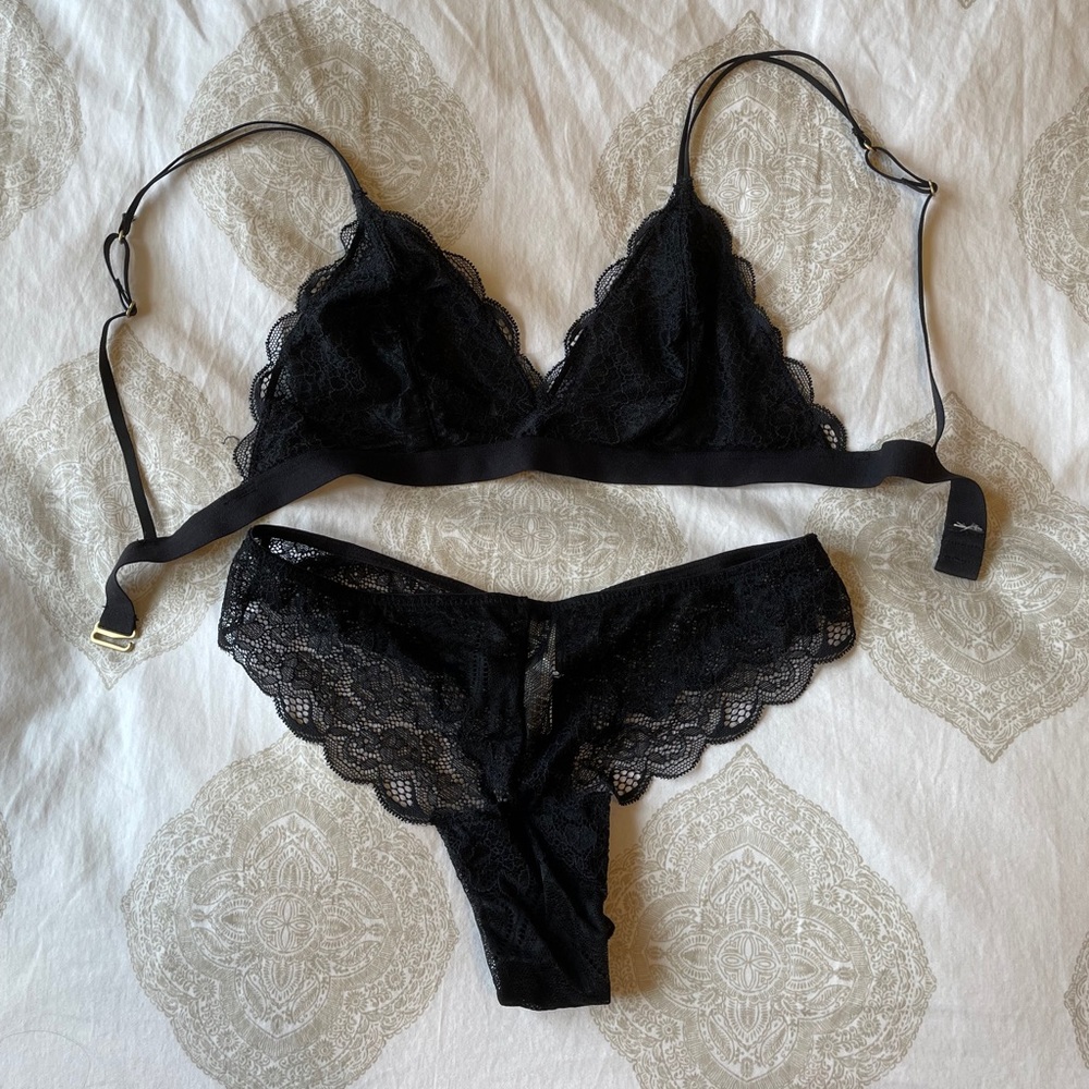 Madewell bralette & underwear